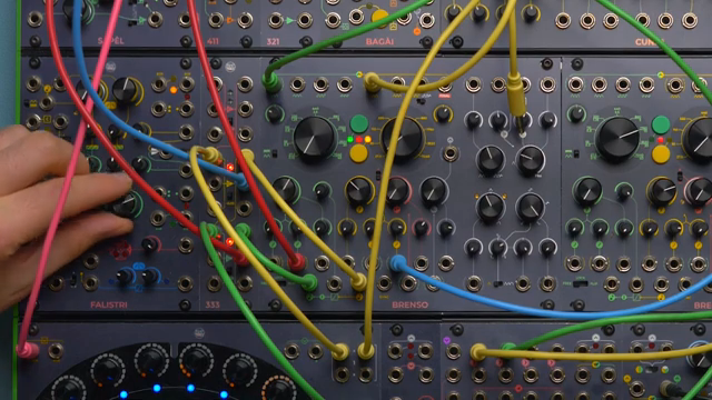 I may also use Bagais fluctuating random voltage to control the bass.