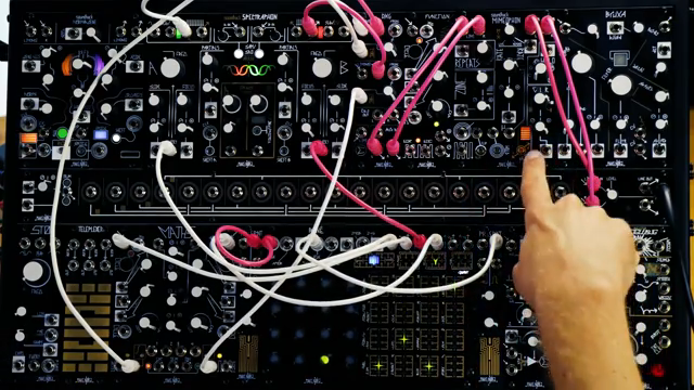 The zone LED flashes and the repeats now bounce from one side to the other.