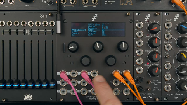 All of these mappings are saved as part of the preset. They're not separate.