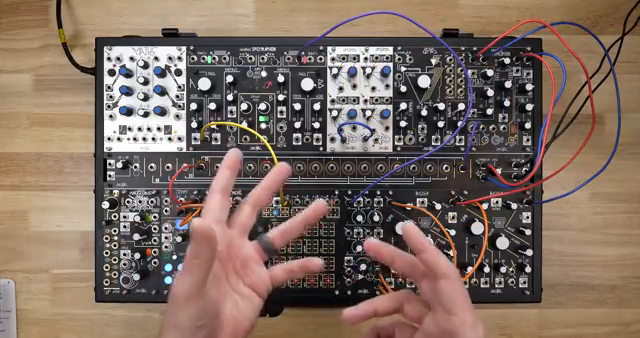There's some great controls between focus and slide to kind of tailor the high pass, low pass area of that noise with partials evolving…