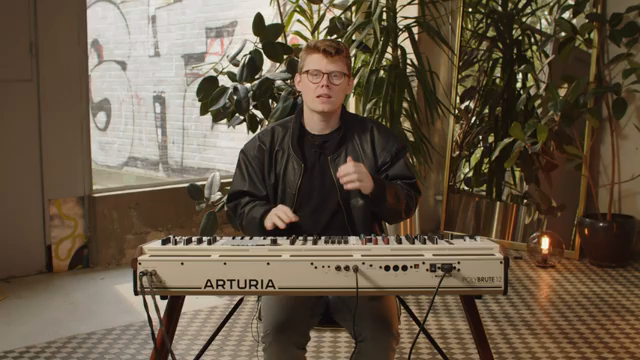 PolyBrute 12's onboard effects section offers lush digital effects like delay, reverb, phaser, chorus and flanger.