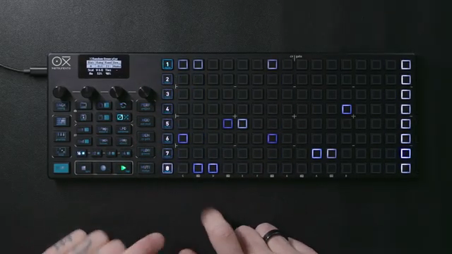 When selected, pressing the encoder won't add any new notes, instead it alters gate length and microtime, adding a more organic feel.