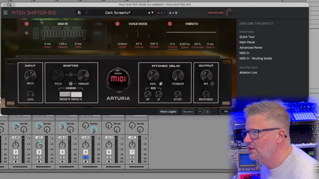 You've got MIDI in. So you can send MIDI and in real time it will affect the way it works.