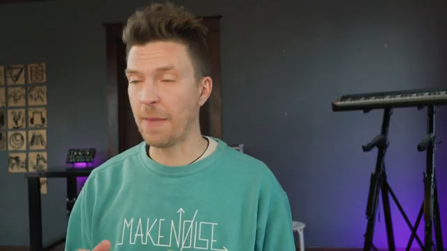 I gradually sort of perfected a patch to demonstrate a hybrid MIDI and CV approach that I found pretty fun.