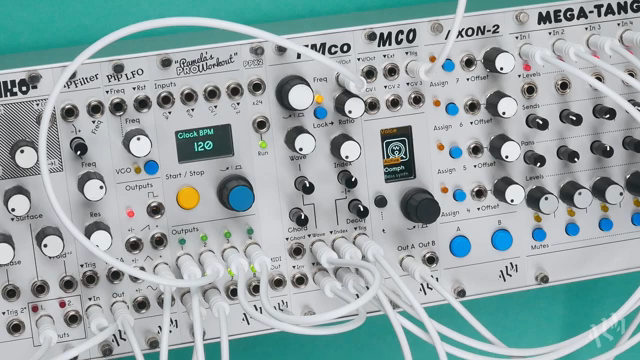 The FMCO is a compact, two-operator FM synthesizer voice designed with fun and immediate playability in mind.