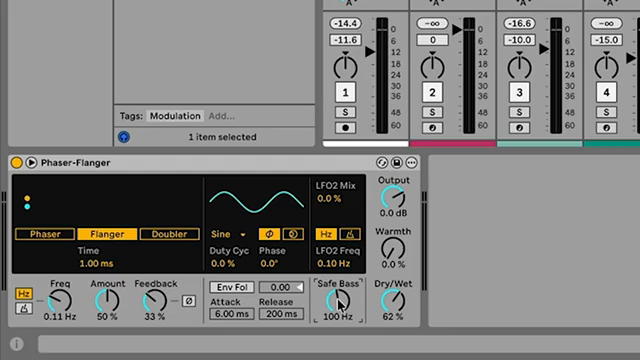 We just want it to affect like the cymbals. It's really subtle sitting on the top frequencies.