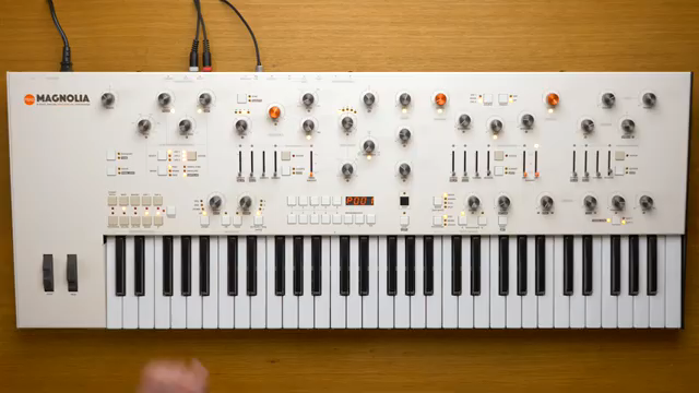 Every white LED says that its corresponding function is being modulated by a modulation source, and every red LED says that the…