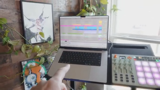Ableton Live on a MacBook is the brains of this operation.