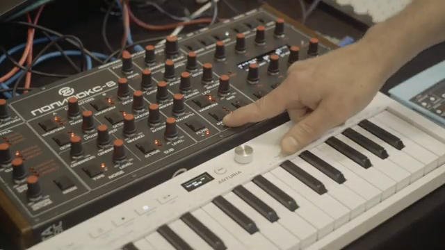 We have a joystick, which could be used for real-time modulation, like two axes of it, X and Y, and we can record the joystick and use your…