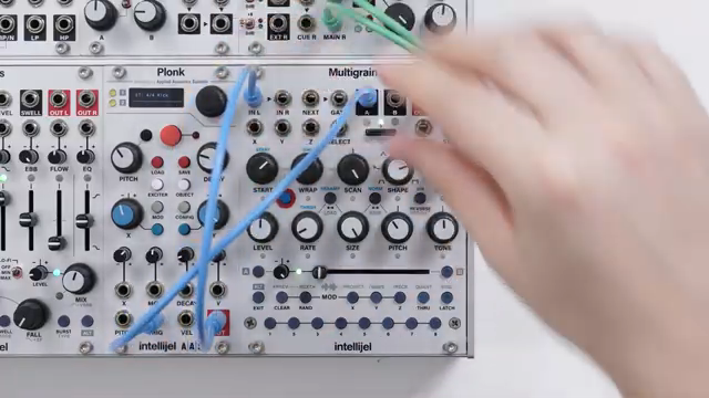 The first is a trigger or gate output activated when the module is sampling audio.