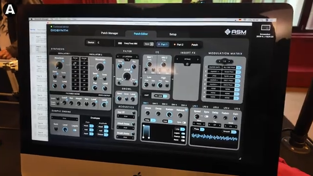 This is where the synthesis engine is revealed. You couldn't see that from the device itself because it would just be overwhelming to try…