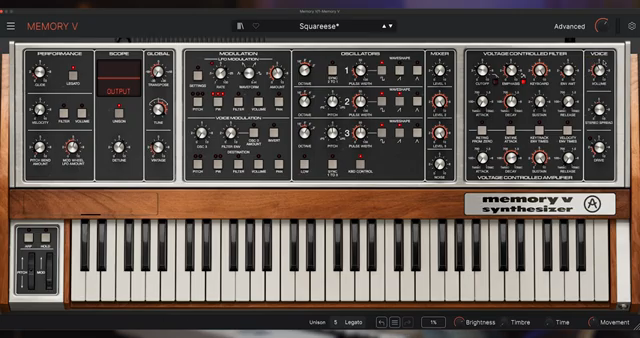 The MultiARP is one of Memory V's most expressive features.