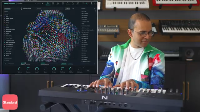 Absinthe 6 is a semi-modular synth known for evolving textures, atmospheric sounds, and more experimental sound design.
