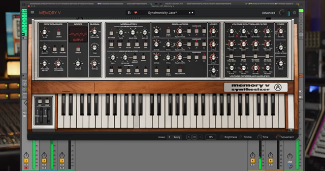 And that's how you can quickly build 3 classic, analogue inspired sounds inside Memory V.