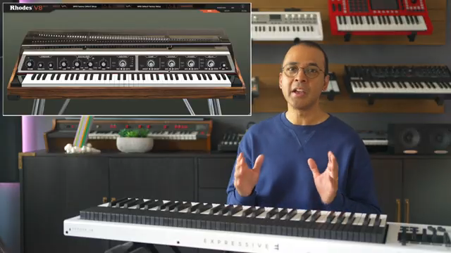Even striking the keys harder will give you that distinctive Rhodes growl.