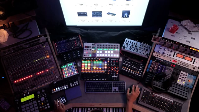 This is my main synth. This is also my main master keyboard. The sequencer on it is sick.