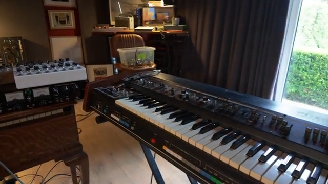 Playing synths at the point at which the signal breaks up, which again is having a bit of a challenge for me from a noise reduction point…