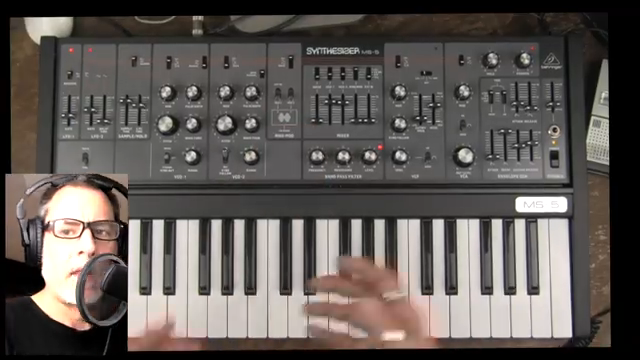 And that's just two oscillators going into it, and I've detuned one of them, and all of a sudden you've got this freaking awesome sound…