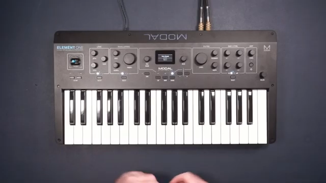 We've got 37 full size expressive keys because these offer you aftertouch which can be sent to a number of places within the synthesizer.