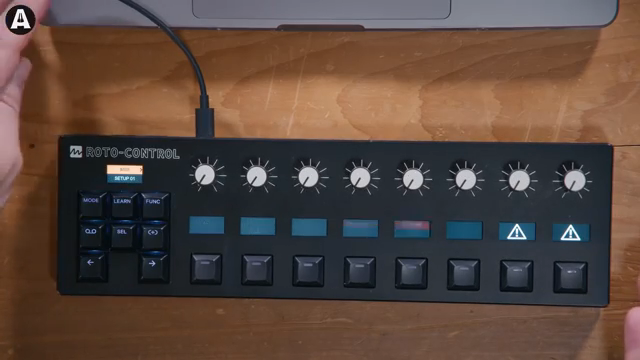 Motorized knobs.