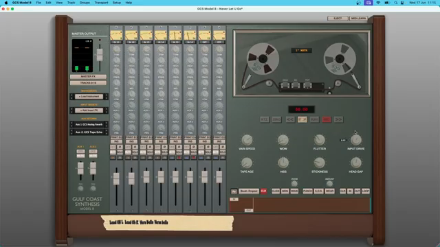 I'm going to record some organs here with the input drive cranked a lot to see if I can get some nice saturation going through the input…