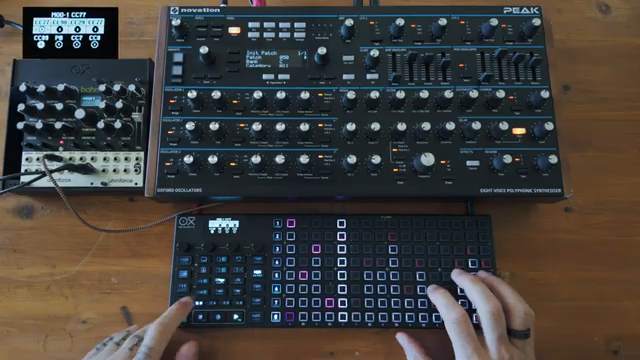 In this case, I know I have two modulation lanes separated with different lengths and different rhythmical looping values.