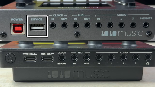 Black Box 2 uses USB-C for both host and device, providing three stereo audio outputs, one stereo audio input, plus MIDI in and out.
