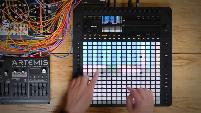 So every track has its own LFO, its own envelope, plus a load of other stuff.