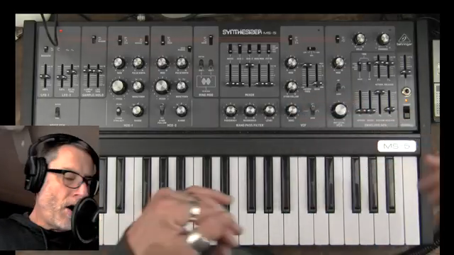 You can actually use the ADSR envelope with just the sustain up as a means of transposition, a means of holding a certain filter, cutoff…