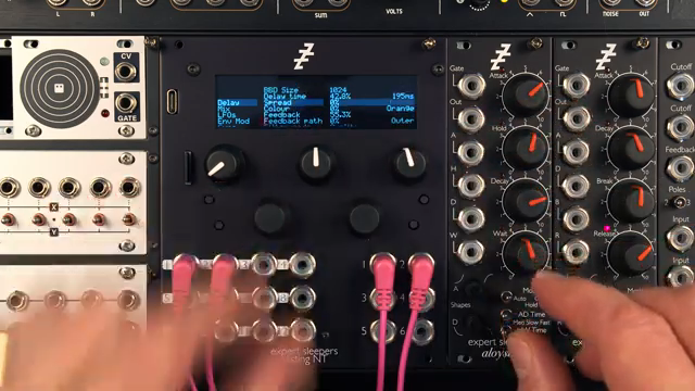 If you're in stereo mode, then that changes the delay time of one of the channels to be slightly different, or very different, which gives…