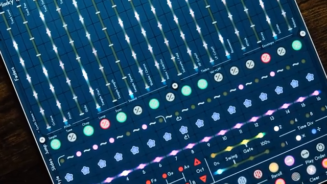 Toadstep is a very powerful multi-track sequencer and groove box and all round hands on jam machine.