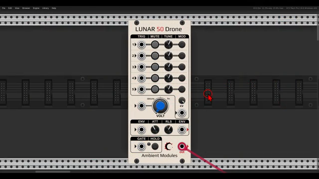 The solar synth has the so called classic voice, we have 5 oscillators we can tune them, detune them, and we have also a simple envelope.